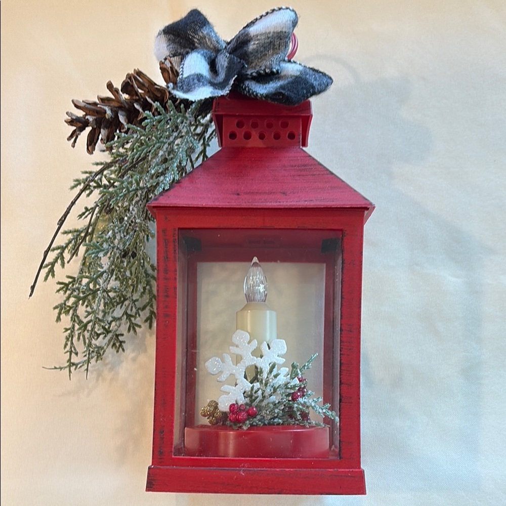 Red Lantern Christmas Ornament